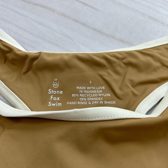Stone Fox Moon Bikini Bottom - Tannin - Small -‎ New With Tags - Picture 3 of 6